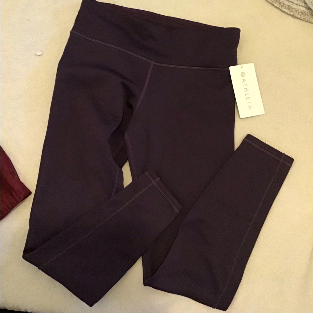 Fleece lined athleta leggings